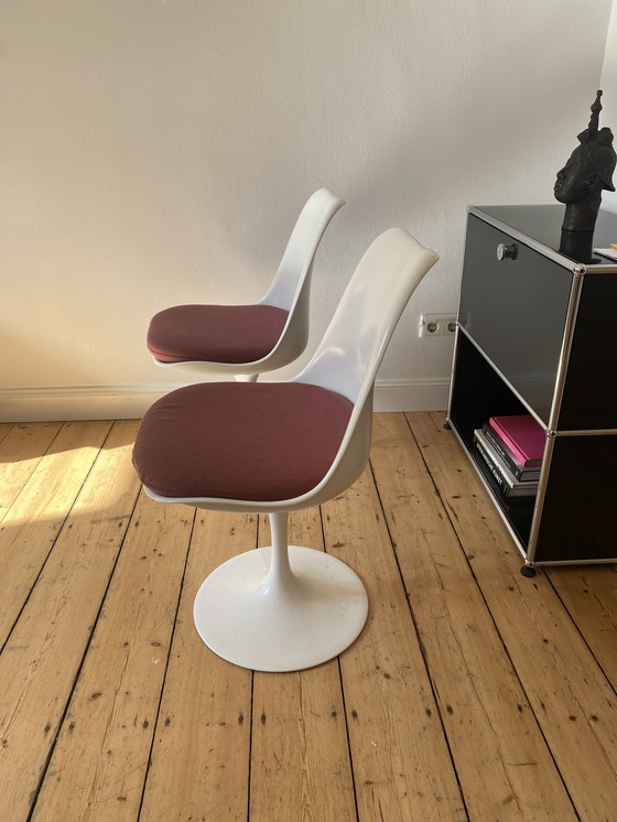 Image 1 of 4x Vintage tulpstoelen