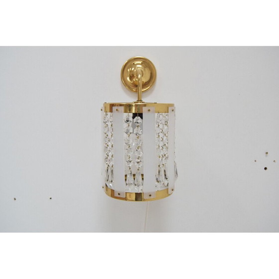 Image 1 of Vintage wandlamp van Jablonecke Sklarny Novy Bydzov 1970