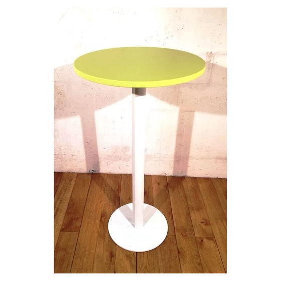 Image 1 of Vintage gekleurde houten statafel