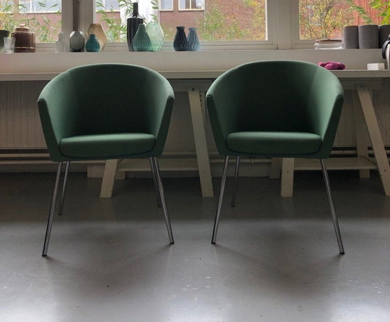 Image 1 of 2X Artifort Megan van Rene Holten Ontwerp Fauteuils