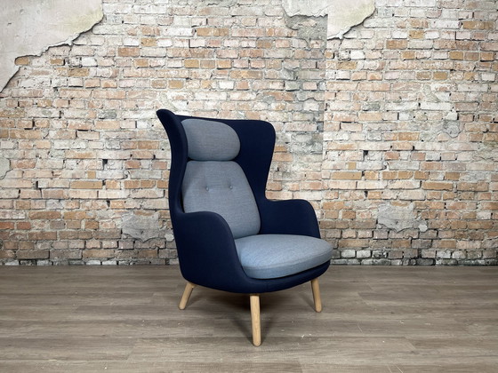 Image 1 of Fritz Hansen Ro Chair lichtblauw