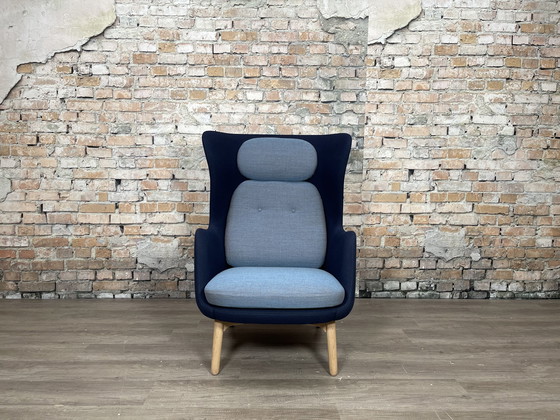 Image 1 of Fritz Hansen Ro Chair lichtblauw