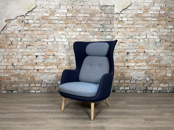 Image 1 of Fritz Hansen Ro Chair lichtblauw