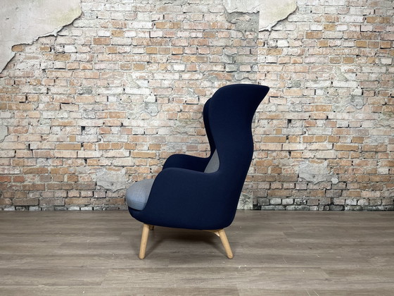 Image 1 of Fritz Hansen Ro Chair lichtblauw