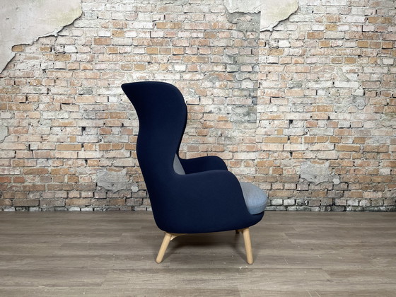 Image 1 of Fritz Hansen Ro Chair lichtblauw