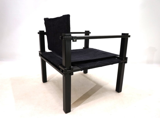 Image 1 of Bofinger Set van 2 Boeren Loungestoelen Met Tafel Door Gerd Lange, 1960