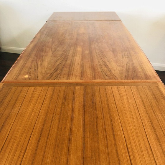 Image 1 of Vintage uitschuifbare eettafel met laden van Niels O. Moller voor A.B.J. Mobelfabrik 1960