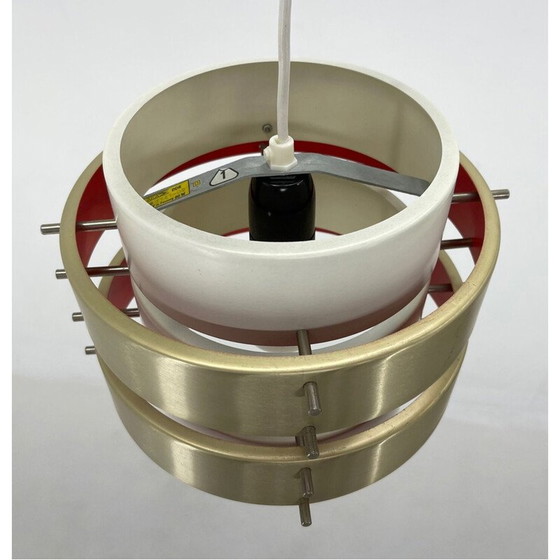 Image 1 of Vintage hanglamp van metaal, Duitsland 1970