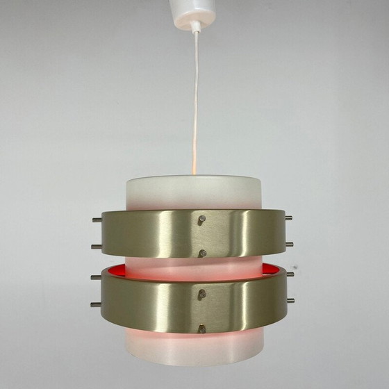 Image 1 of Vintage hanglamp van metaal, Duitsland 1970