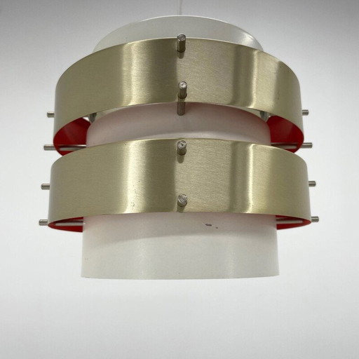 Vintage hanglamp van metaal, Duitsland 1970