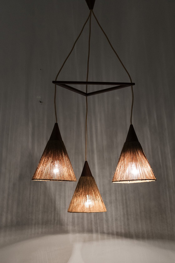 Image 1 of Deense hanglamp met touw