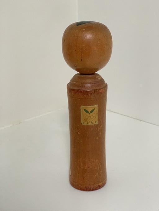 Zeer Zeldzame Kokeshi Tokyo 1964 Cadeau Voor De Atleten, 16,5 Cm