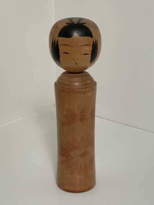 Zeer Zeldzame Kokeshi Tokyo 1964 Cadeau Voor De Atleten, 16,5 Cm