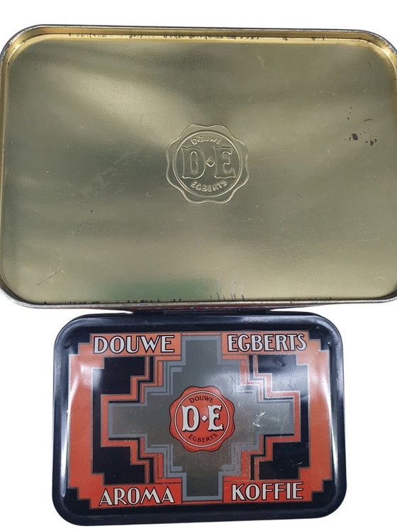 Image 1 of 2153 Vintage Koffieblik Douwe Egberts