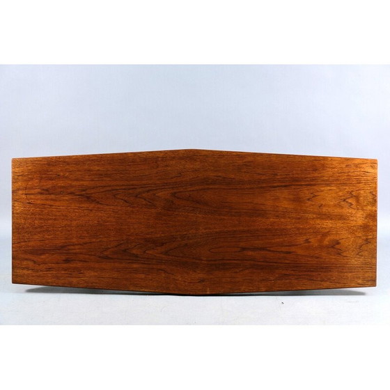 Image 1 of Vintage teakhouten trapeze salontafel, Duitsland 1960