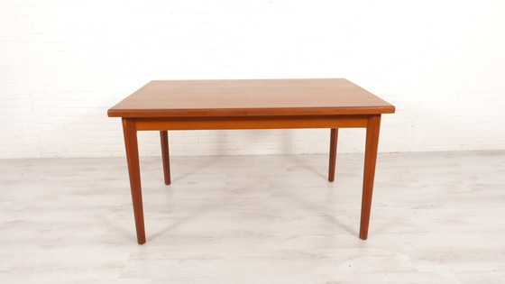 Image 1 of Vintage Eettafel | Uitschuifbaar | Teak | 130 Cm