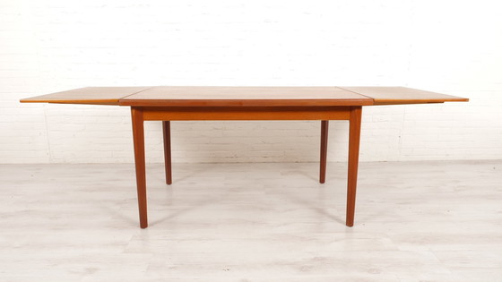 Image 1 of Vintage Eettafel | Uitschuifbaar | Teak | 130 Cm