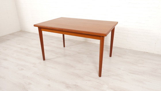 Image 1 of Vintage Eettafel | Uitschuifbaar | Teak | 130 Cm