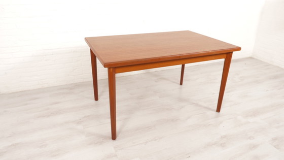 Image 1 of Vintage Eettafel | Uitschuifbaar | Teak | 130 Cm