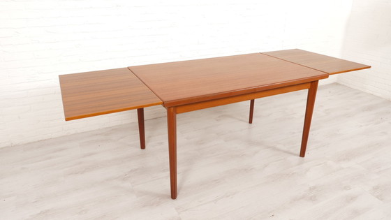 Image 1 of Vintage Eettafel | Uitschuifbaar | Teak | 130 Cm