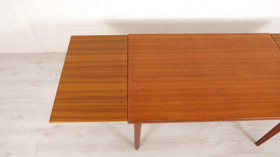 Image 1 of Vintage Eettafel | Uitschuifbaar | Teak | 130 Cm