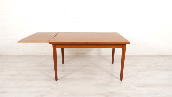 Image 1 of Vintage Eettafel | Uitschuifbaar | Teak | 130 Cm