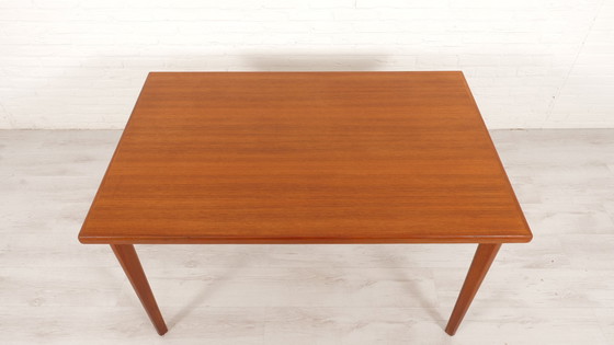 Image 1 of Vintage Eettafel | Uitschuifbaar | Teak | 130 Cm