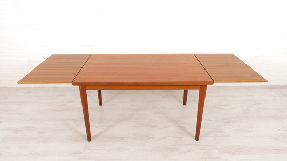 Image 1 of Vintage Eettafel | Uitschuifbaar | Teak | 130 Cm