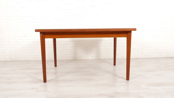 Image 1 of Vintage Eettafel | Uitschuifbaar | Teak | 130 Cm