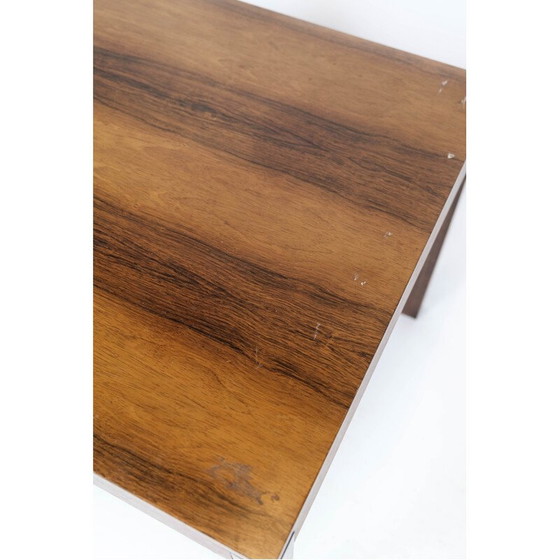 Image 1 of Mid century Deense bijzettafel in rozenhout, jaren 1960