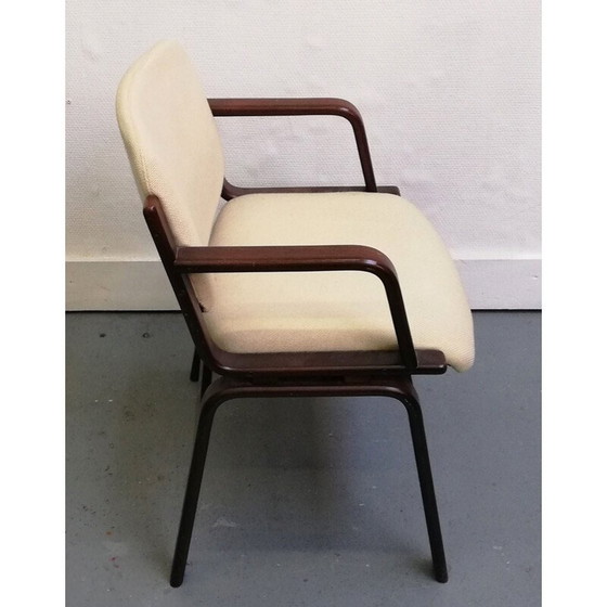 Image 1 of Paar scandinavische vintage fauteuils van hout en wol