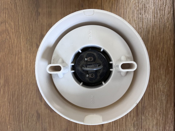 Image 1 of Vintage Crème Art Deco Plafondlamp Jaren Dertig Tulp