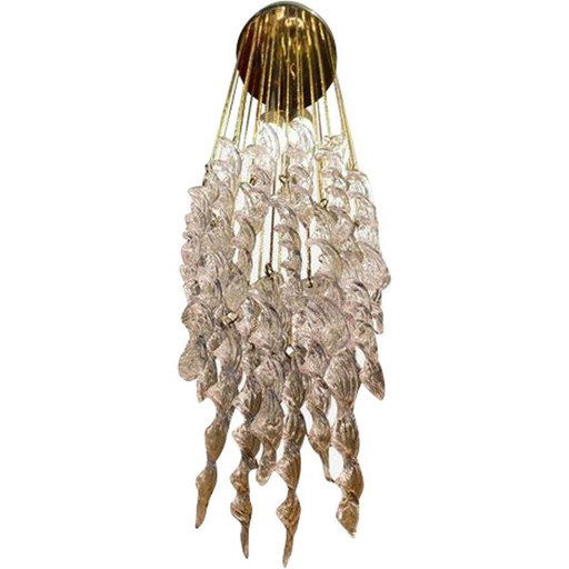 Vintage Murano glazen hanglamp, 1970