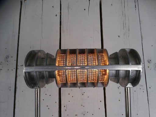 Stoere Industriële Vloerlamp 