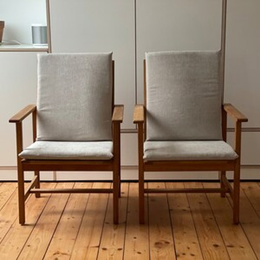 2x Børge Mogensen 60s Type 2257 Deense Fauteuils