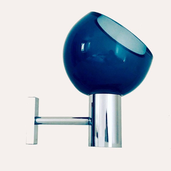 Image 1 of Vintage Flavio Gepolijste Seguso wandlamp in Murano glas 1960