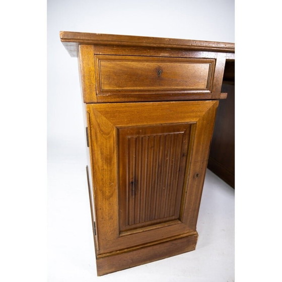 Image 1 of Vintage licht mahoniehouten bureau, 1920