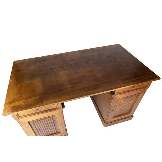 Image 1 of Vintage licht mahoniehouten bureau, 1920