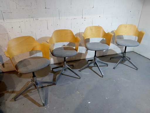 Serie van 4 fauteuils