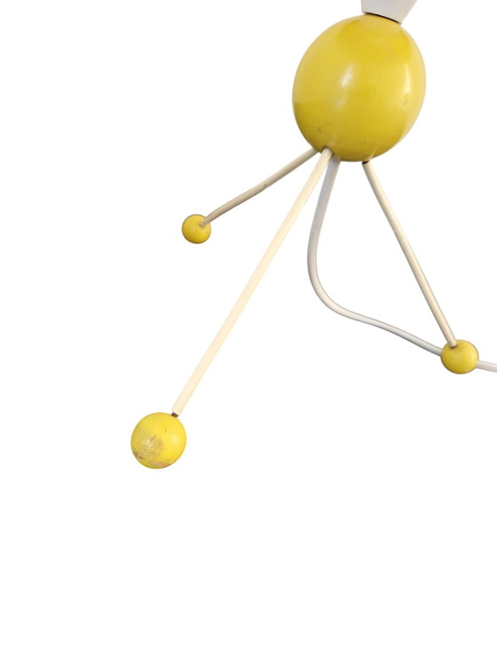 Image 1 of Vintage Space Age Tafellamp Sputnik Tripod (Engels Design)