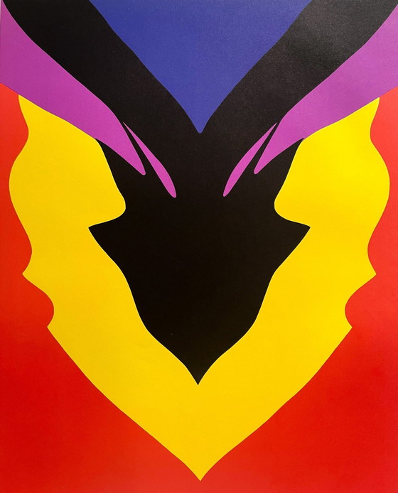 Image 1 of Originele litho - Jack Youngerman - Pace Gallery Columbus - Pop Art - 1971