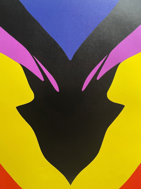 Image 1 of Originele litho - Jack Youngerman - Pace Gallery Columbus - Pop Art - 1971