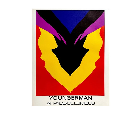 Image 1 of Originele litho - Jack Youngerman - Pace Gallery Columbus - Pop Art - 1971