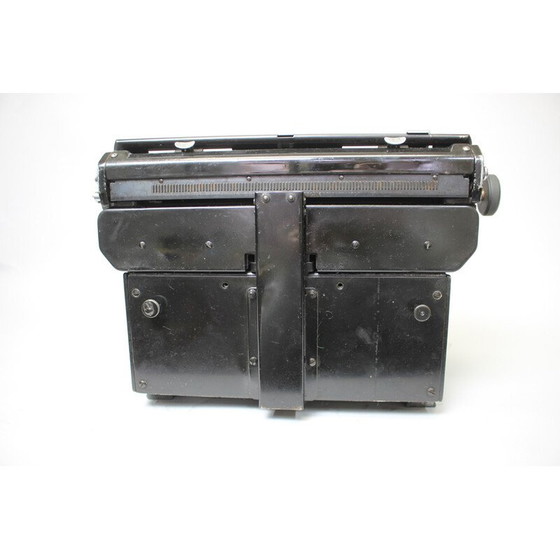 Image 1 of Vintage typemachine van metaal, staal, chroom en stof, Duitsland 1915