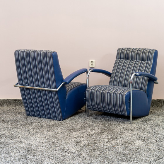 Image 1 of 2x Leolux Scylla fauteuil