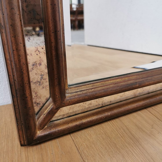 Image 1 of Grote Barok Rococo, Vintage Deknudt Schouwspiegel Spiegel 