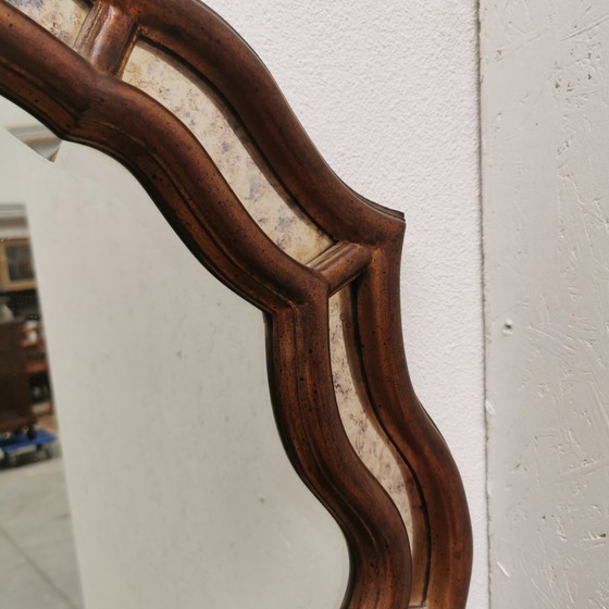 Image 1 of Grote Barok Rococo, Vintage Deknudt Schouwspiegel Spiegel 