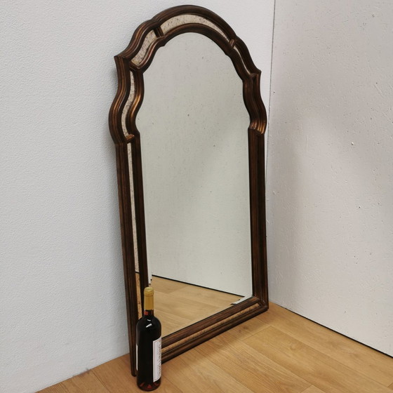 Image 1 of Grote Barok Rococo, Vintage Deknudt Schouwspiegel Spiegel 