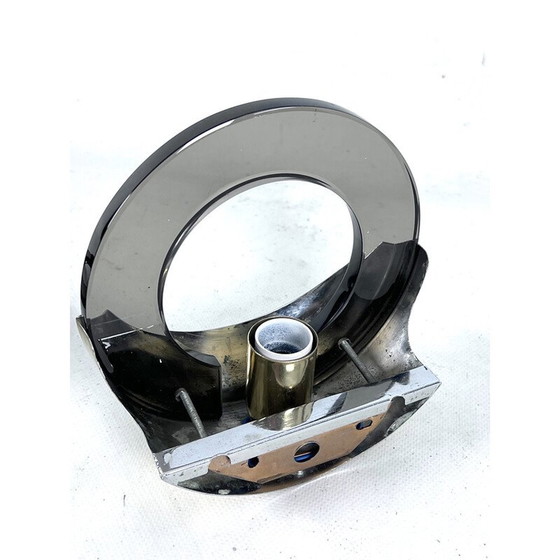 Image 1 of Paar vintage wandlampen van messing en glas voor Ity, Italië 1970