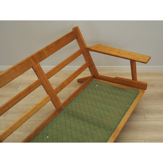 Image 1 of Vintage eiken bank van Hans J. Wegner voor Getama, jaren 1960